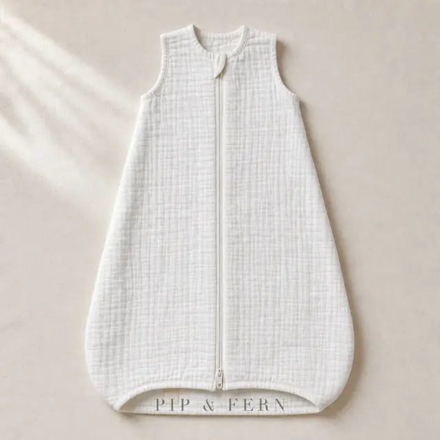 Muslin Sleep Bag, White