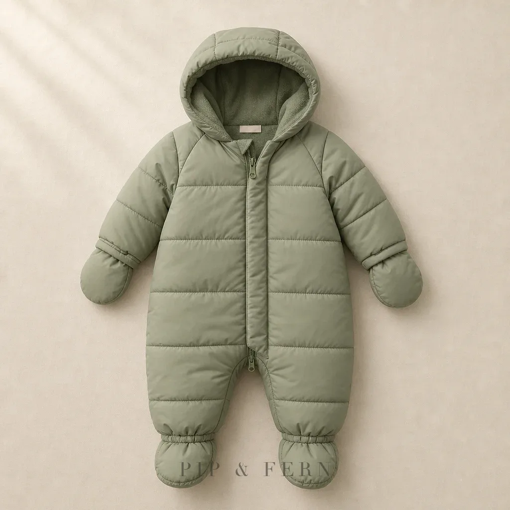 Padded Snowsuit, Sage
