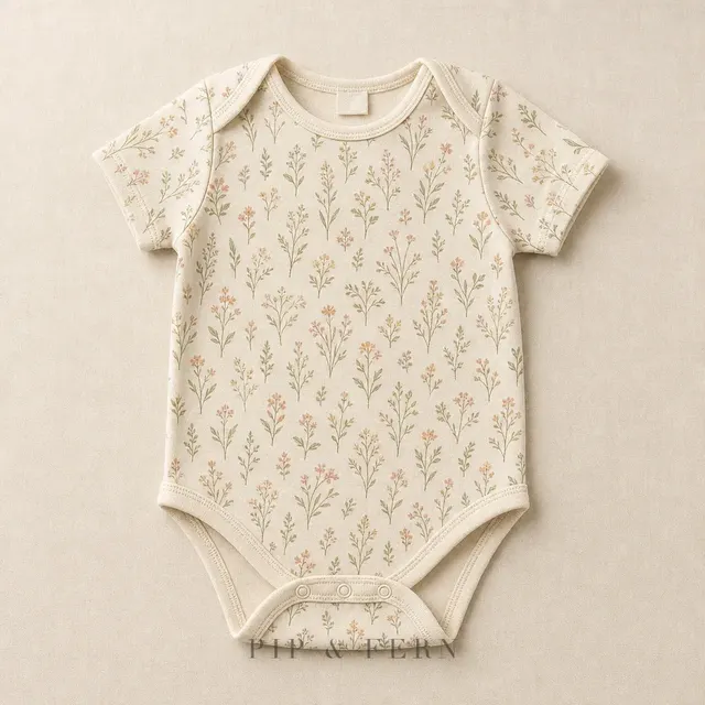 Printed Bodysuit, Meadow