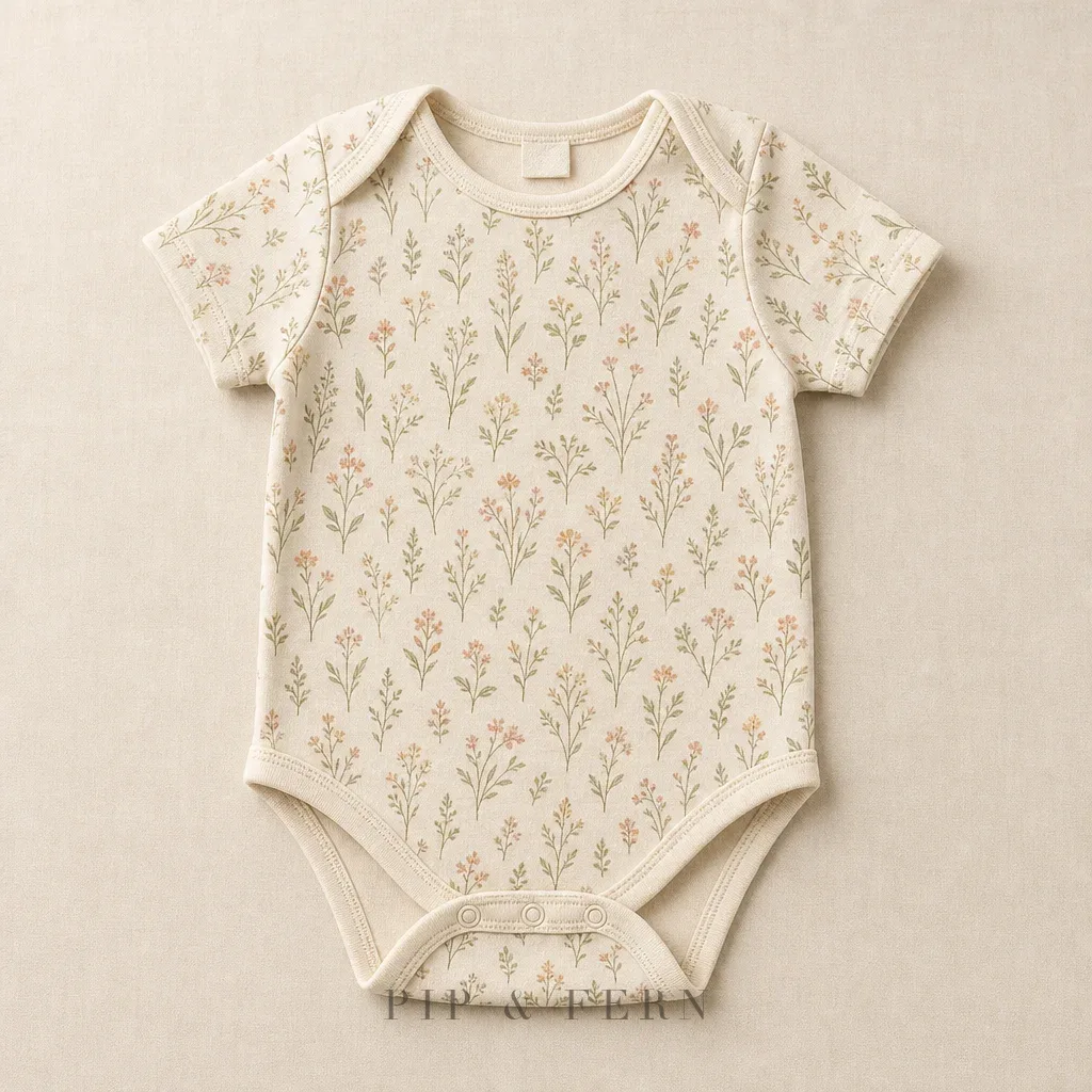 Printed Bodysuit, Meadow