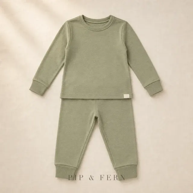 Two-Piece Pyjama Set, Fern
