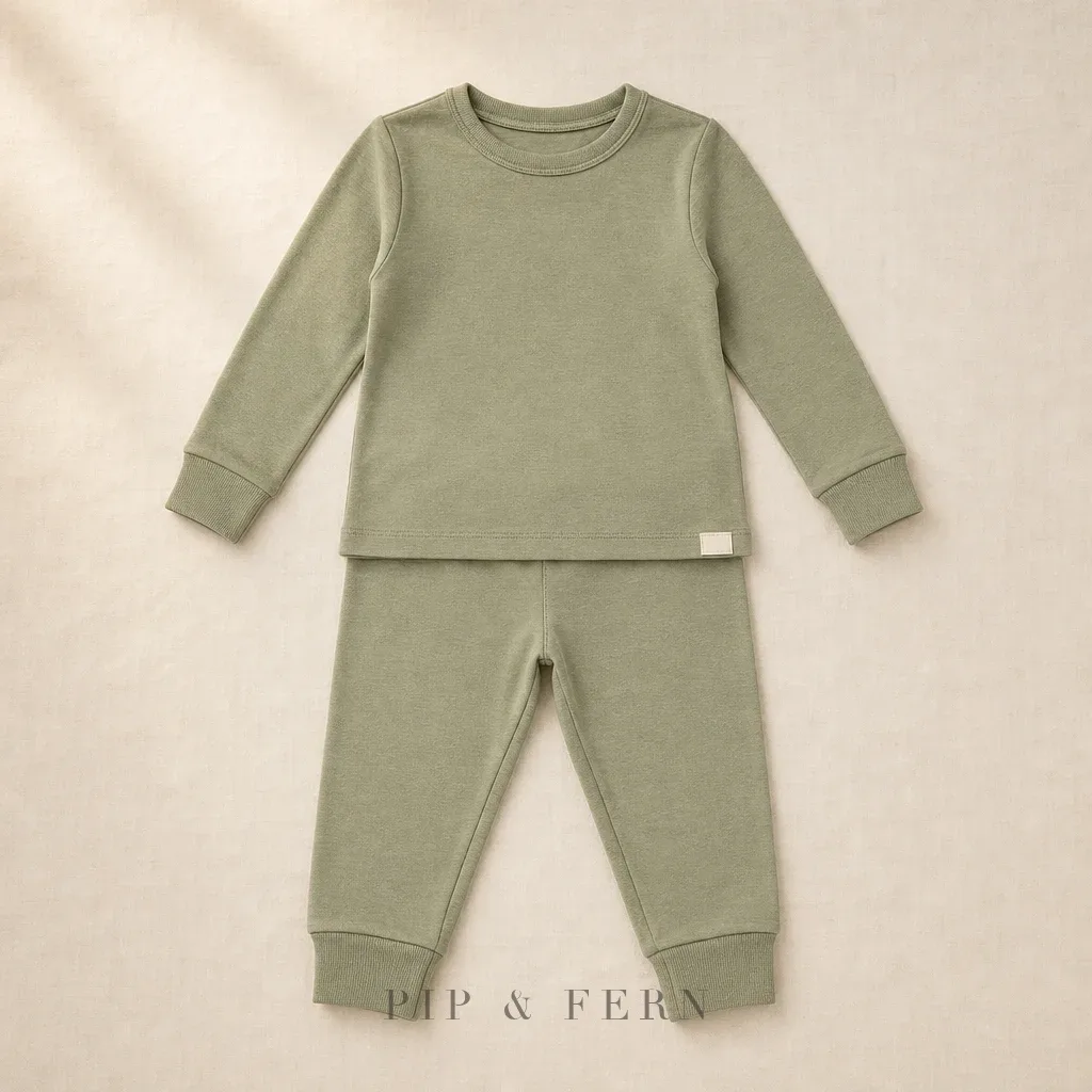 Two-Piece Pyjama Set, Fern