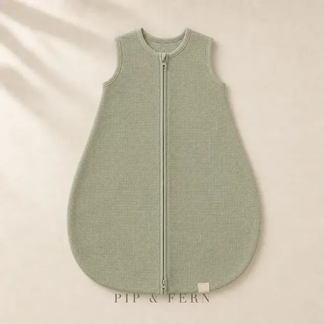 Waffle Sleep Bag, Sage